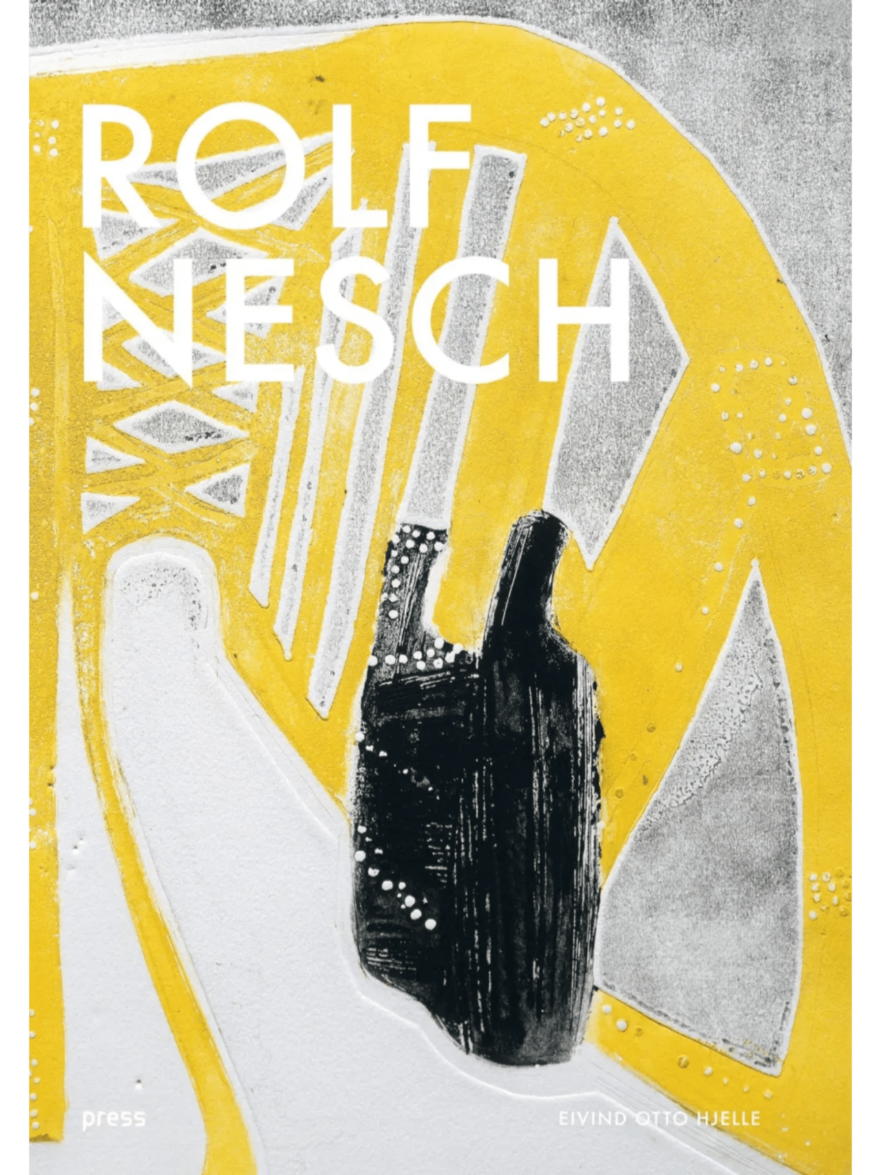 Yellow and grey book cover with artwork